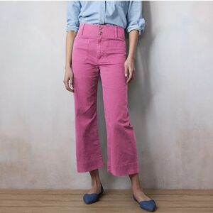 NWOT Pink LC High Rise Wide Leg Crop Pants sz10
